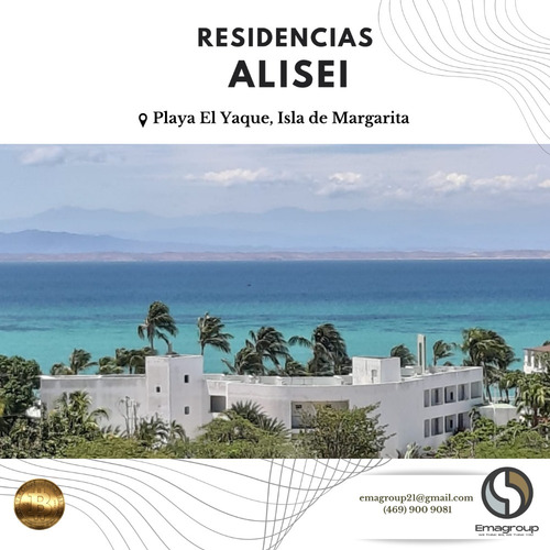 Imagen 1 de 10 de Alisei Apartamentos Nuevos En Venta Playa El Yaque Margarita