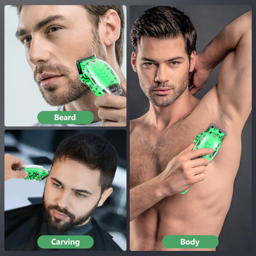 Juego Cortapelos Profesional Inalámbrico Led Regalo Cumpleañ Color