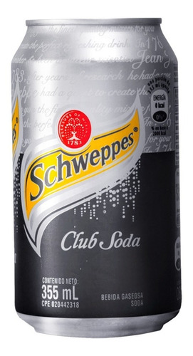 Soda Schweppes Lata 355ml 12 Unidades. | MercadoLibre