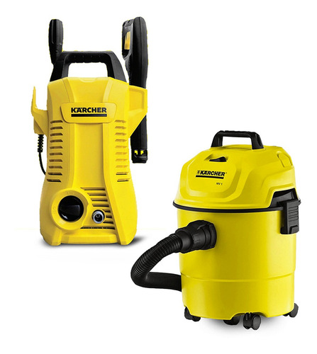 Hidrolavadora K2 Basic + Aspiradora Wd1 Hogar Karcher