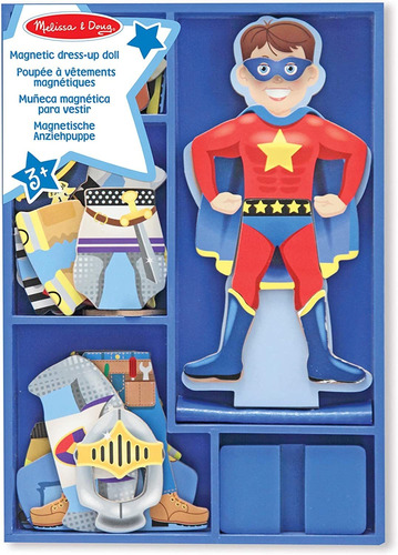 Melissa & Doug Muñeco Magnético De Vestir Joey Con Trajes De