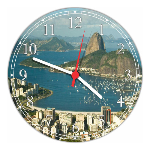 Relógio De Parede Cidade Rio De Janeiro Gg 50 Cm 07