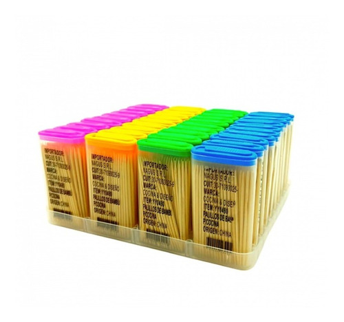 Pack X40 Escarbadientes Palillo Bambu Cocina Cocina Y Diseño