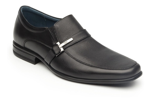 Calzado Zapato Flexi 90704 Negro Tan Casual Oficina Vestir