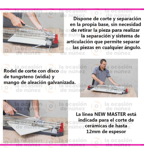 Imagen 3 de 8 de Cortadora Manual De Ceramica Cortag Porcelanato Nm 90