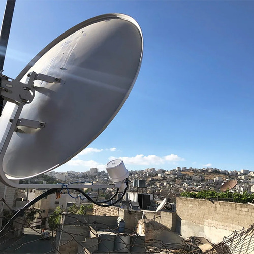 Mesh Dual Polarization 5g Antenna Feed Horn 1700-4200mhz Wif