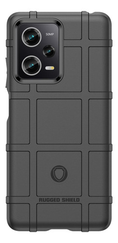 Funda Delgada Para Poco X5 Pro/redmi Note 12 Pro 5g Rugged Shield Con Protección De Cámara Y A Prueba De Golpes De Grado Militar