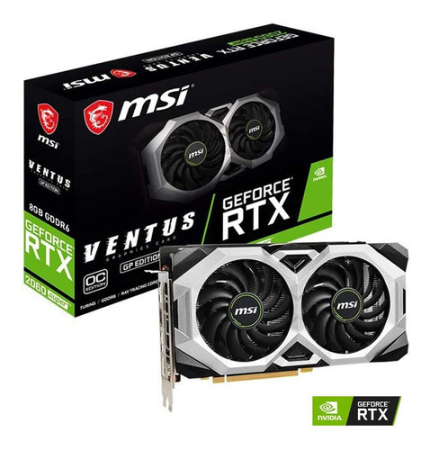 Nvidia Geforce Msi Rtx 2060 Super 8gb Ventus Oc Dual Fan 