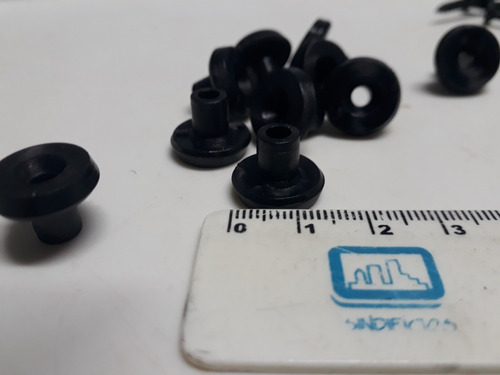 Rolete Preto Para Porta Sanfonada De Pvc (kit Com 20 Peças)