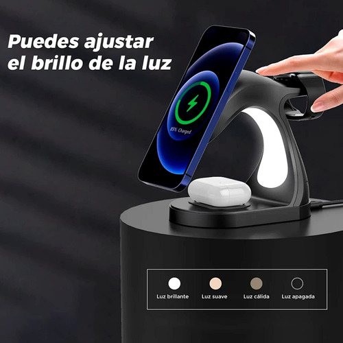 Cargador Inalámbrico Magsafe Compatible Con iPhone AirPods