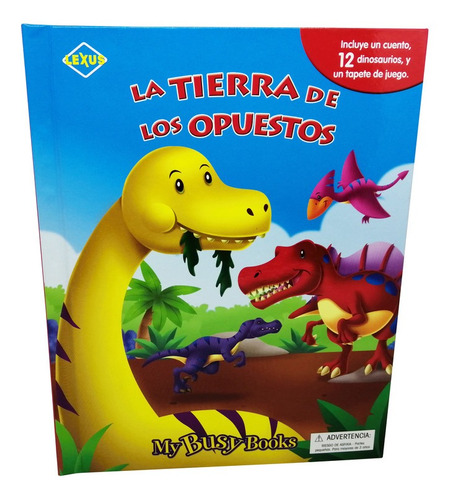 La Tierra De Los Opuestos Libro+tapete+dinosaurios