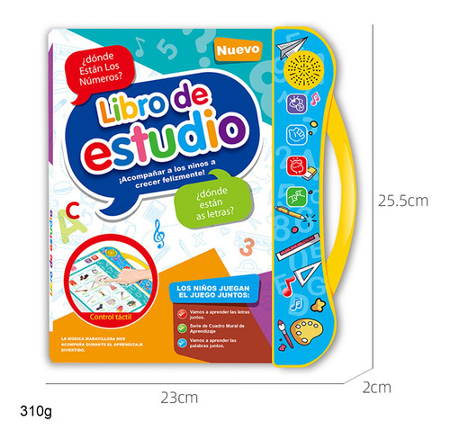Spanish English Reading Book Kids Early Childhood Learning