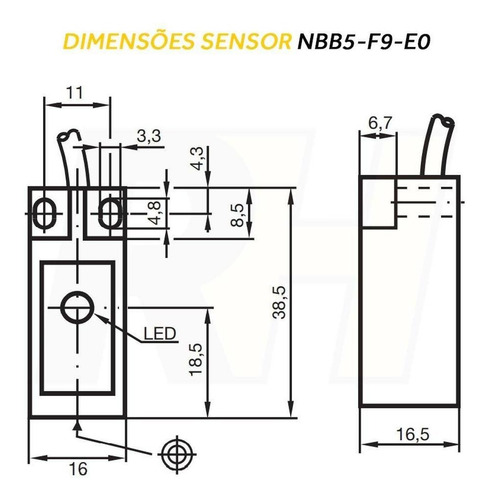 Sensor Indutivo Npn - Nbb5-f9-e0 (081838)