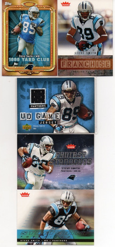 2006 Upper Deck Jersey + Inserts Steve Smith Panthers ( 5 )