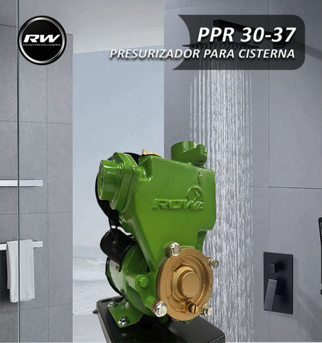 Bomba Presurizadora Rowa Press Ppr 30-37 0.33hp 127v 2100l/h