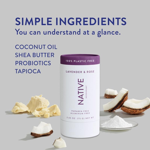 Native Deodorant Contains Naturally Derived Ingredients