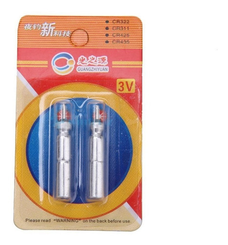 2pcs 3v Luminoso Cr425 Batería Pesca Corcho Para Flotador De