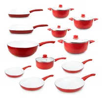 Comprar Set Bateria X17 Mika Cacerolas Wok Sartenes Biferas Cerámica