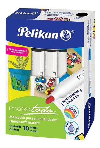 Imagen 1 de 2 de Marcador Pelikan Markatodo (10 Unidades)