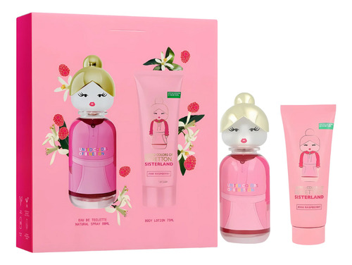 Sisterland Pink Raspberry Estu Edt 80ml+loc75ml Silk Perfume