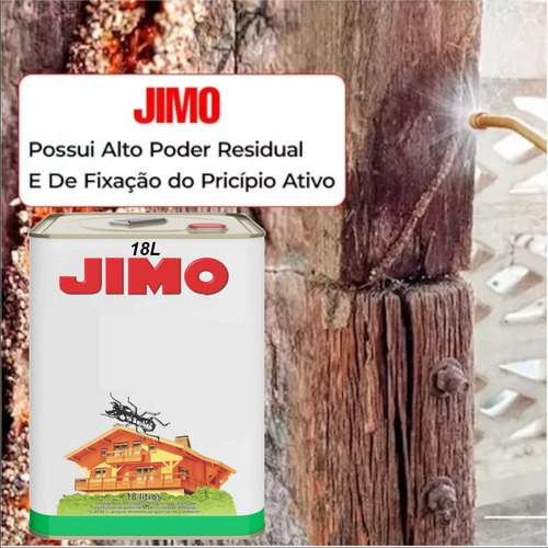 Jimo Anti Cupim Broca Dezoito Litros Madeira Porta Armario