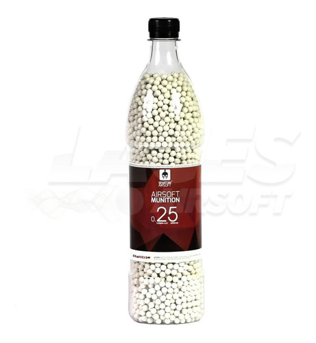Imagem 1 de 2 de Bbs .25g Esferas Plásticas Spartan Airsoft Saco 5000 Bbs