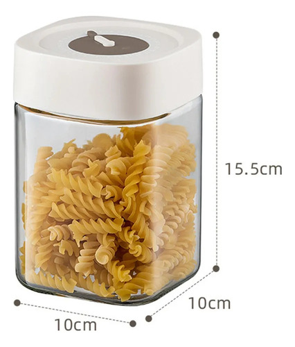 /frasco Hermético Frasco De Vidrio Recipiente De 1000 Ml
