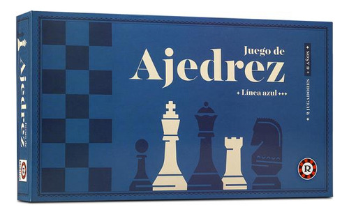 Juego De Mesa Ajedrez Linea Azul Ruibal Original