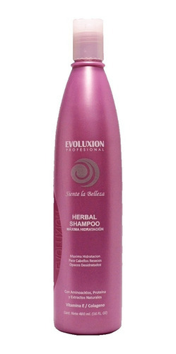 Shampoo Herbal Hidratación Máxima Con Vitamina E  Y Colageno