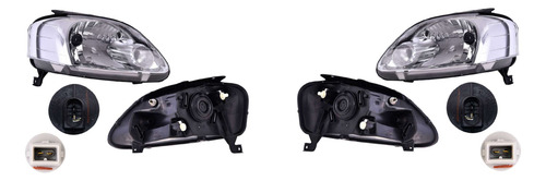 (par) Faros Manual Un As Vw Lupo 2004 2005 2006 2007 Depo