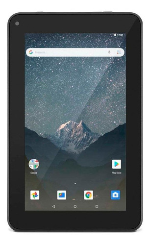 Tablet Mirage 45T-7 2014 7" 16GB preto com memória RAM 1GB e conexão de telefone celular