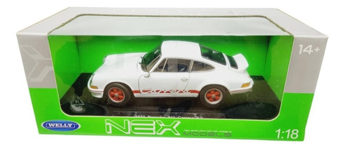 Miniatura Porsche 911 Carrera Rs 1973 1/18 Metal Coleção