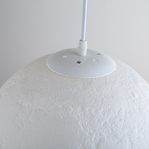 Lámpara Colgante De Estilo Moderno Con Diseño De Luna Impres