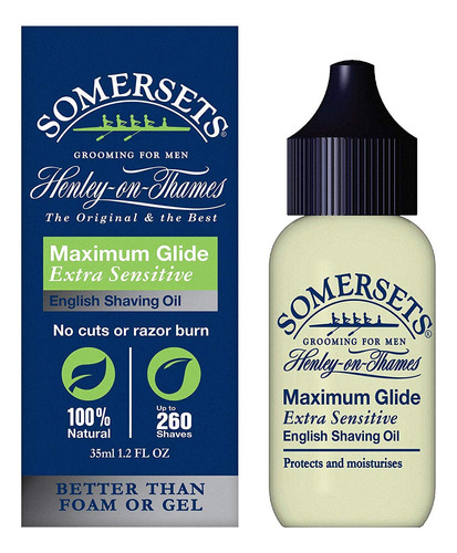 Somersets Aceite De Afeitado Sensible 1.2 Fl Oz (1.2 Fl Oz).