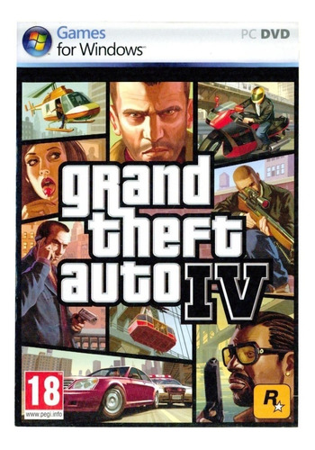 Grand Theft Auto IV  Standard Edition Rockstar Games PC Físico
