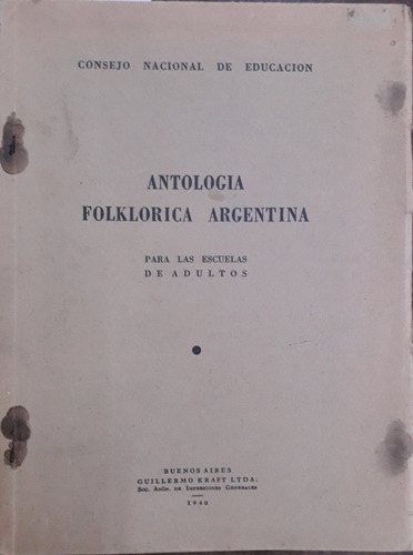 3613 Antologia Folklorica Argentina