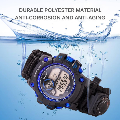 Reloj Deportivo Al Aire Libre, 6 - En - 1 Multifunción