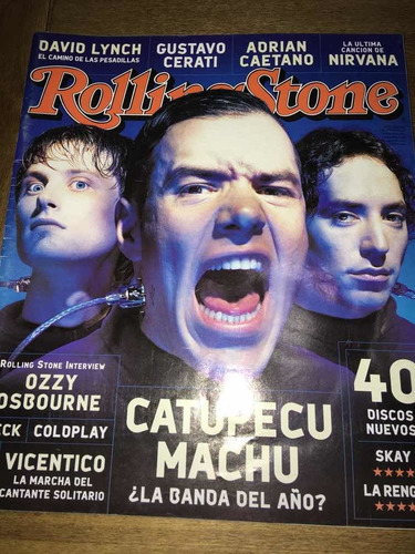 Revista Rolling Stone Catupecu Machu Cerati Nirvana Coldplay