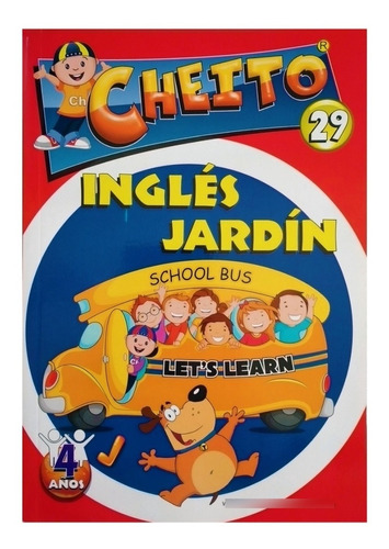 Cartilla Libro Cheito Ingles Jardín Para Niños 