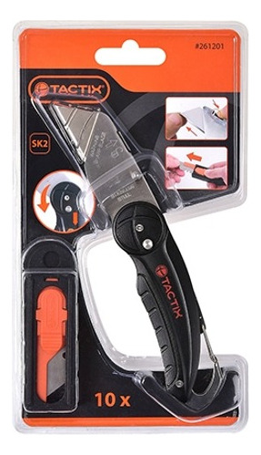 Cutter Trincheta Plegable Incluye 5pc Hojas Sk5 Mec Tools