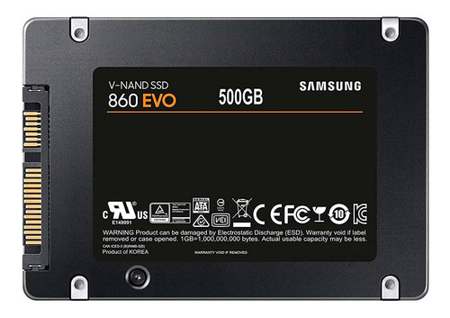 Ssd Samsung 860 Evo 500gb Sata3 6gbs 550mbs Lacrado Garantia