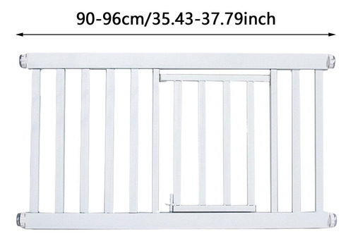 Dog Gate Pet Fence Divisor Divisor 90 A 96 Cm Con Puerta