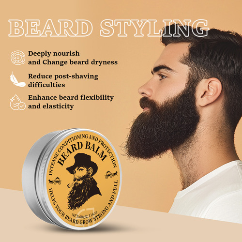 60g Crema Crecimiento Barba Crema Hidratante Para La Mejilla