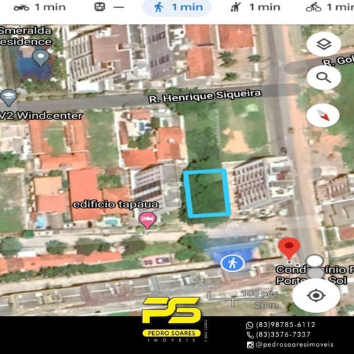 Imagem 2 de 4 de Terreno À Venda, 480 M² Por R$ 950.000,00 - Ponta De Campina - Cabedelo/pb - Te0177