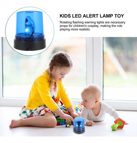Red Polices Beacon Led Light Toy Flashing Warning Light Poli