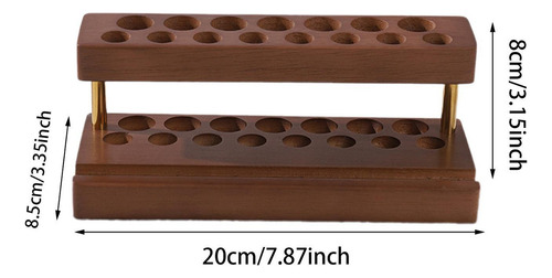 Xd 15 Slots Porta Lápis Prático Madeira Caneta Display