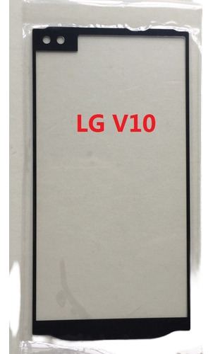 LG Negro V10 H900 H901 Vs990 Pantalla Exterior Vidrio Lente 