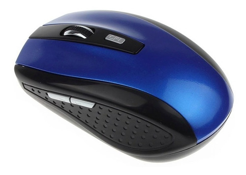 Mouse Optico Inalambrico Receptor Usb # 1- Color Azul