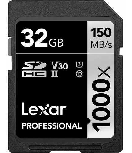 Cartão Sd Lexar Sdhc Classe 10 Uhs-ll De 32gb - 150mb 1000x