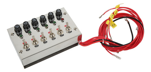 Panel De Conmutación De 6 Bandas, Indicadores Led Dc12 V, 24